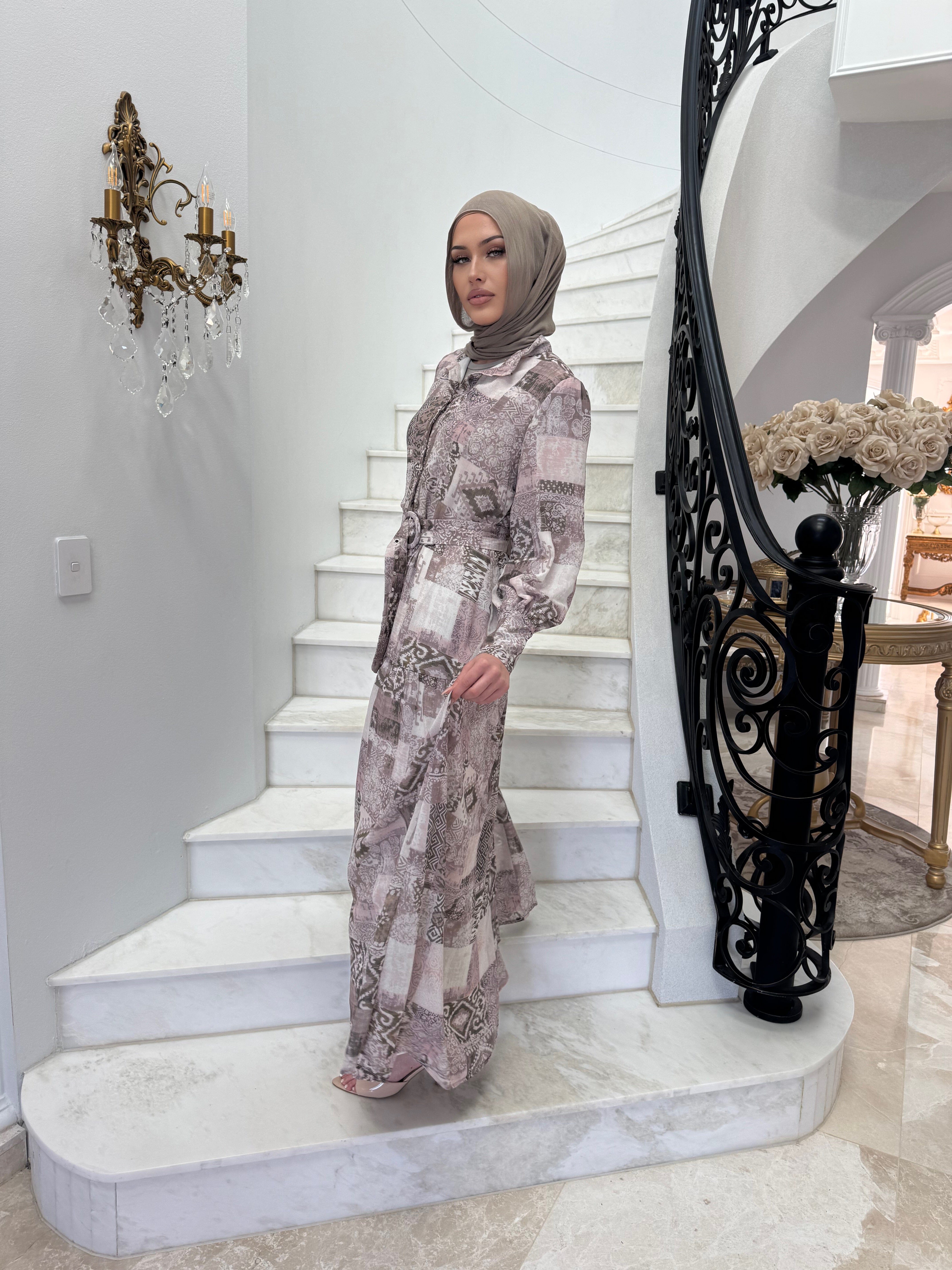 Anna Printed Dress