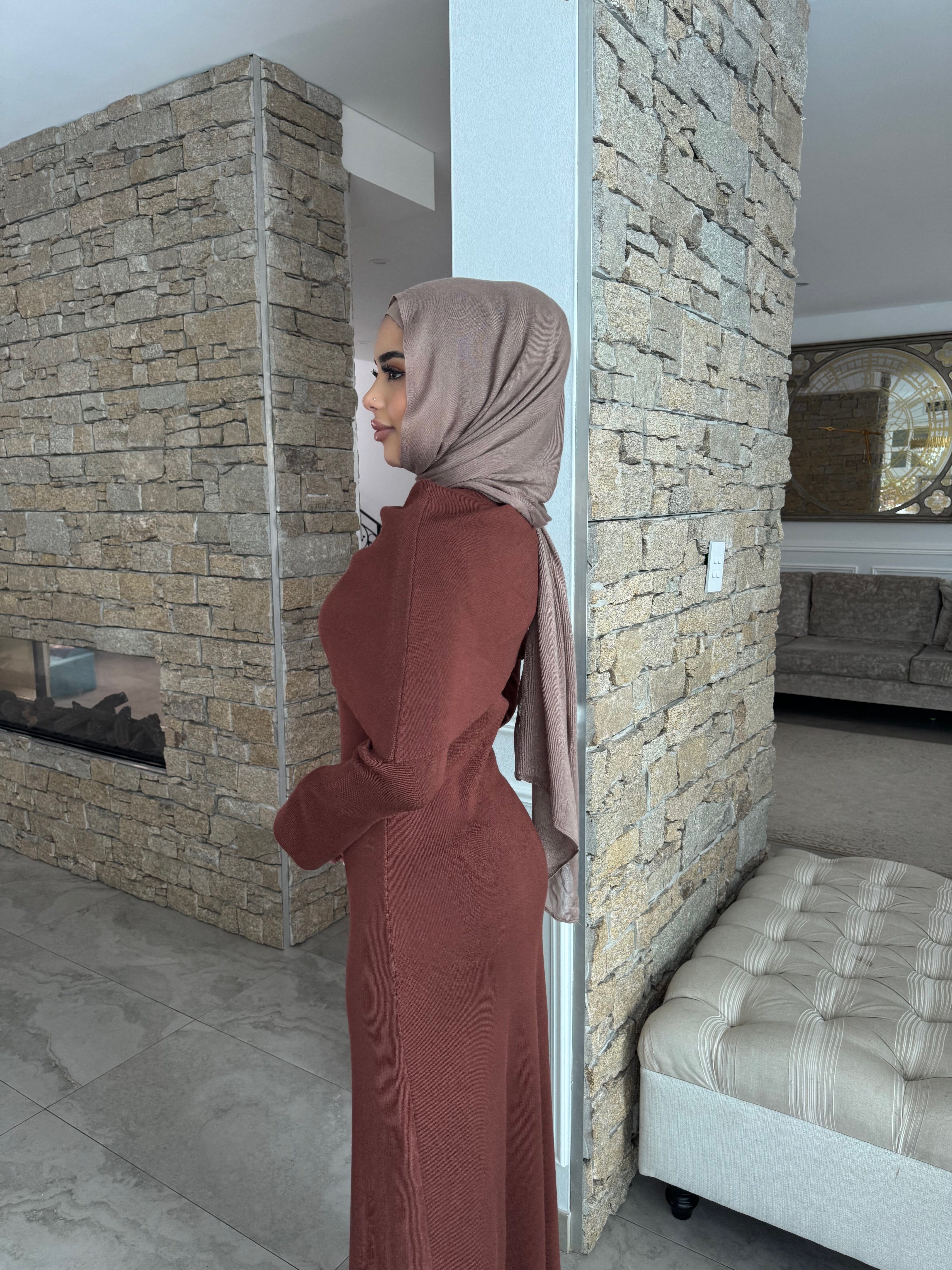 Knit Shawl Dress