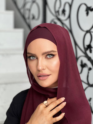 
            
                Load image into Gallery viewer, Plum Hijab Set
            
        