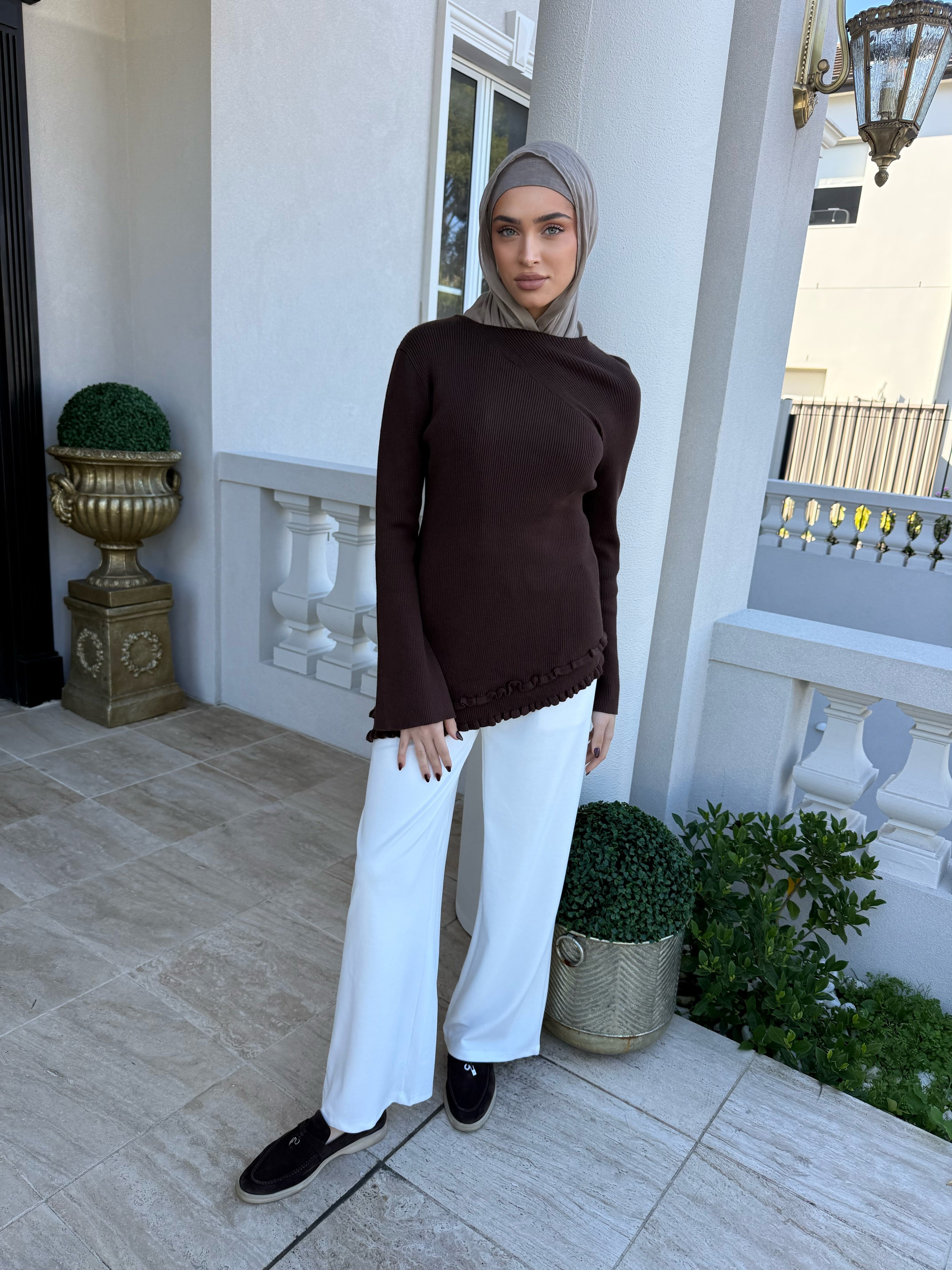 Frill Knit Jumper