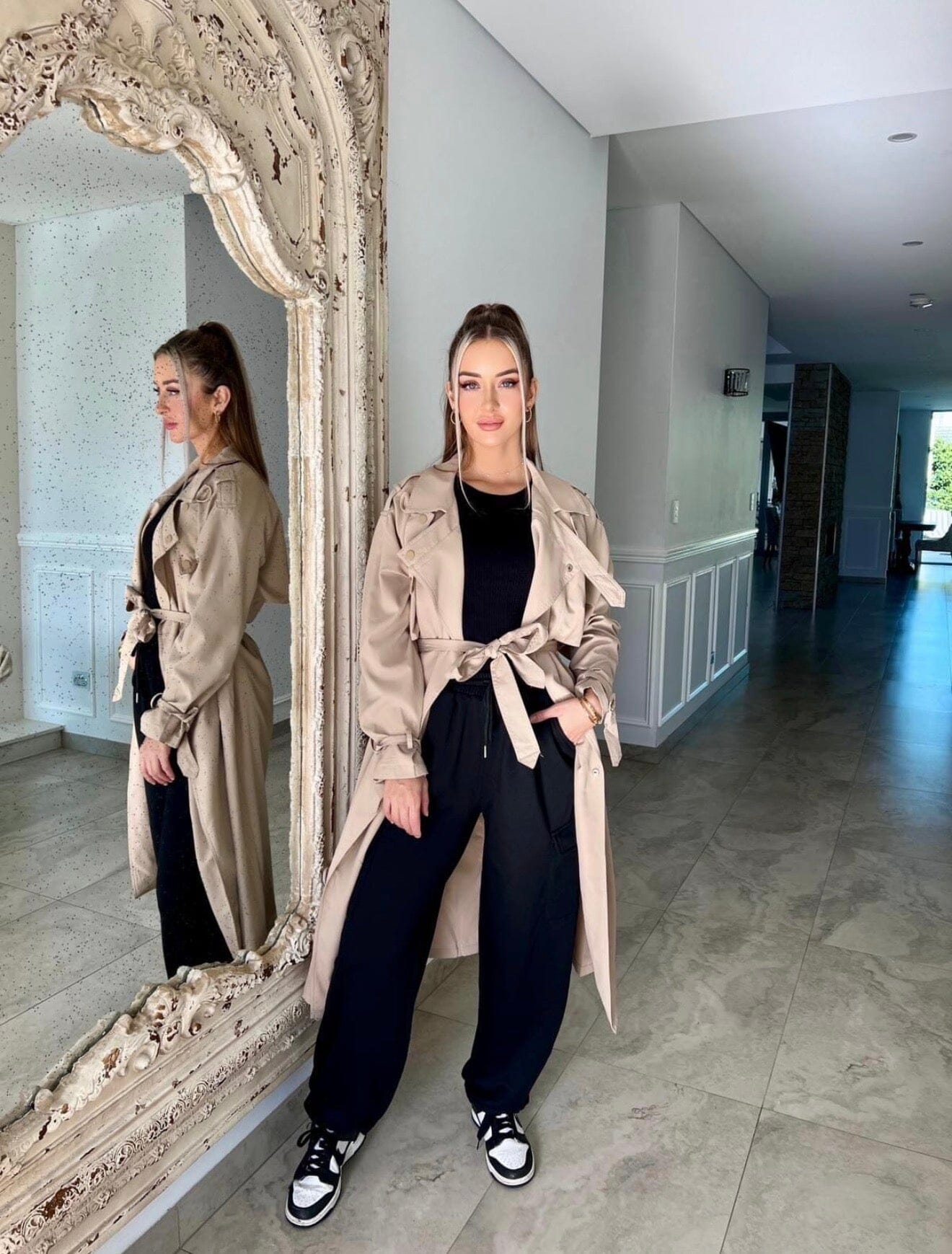 Sporty Trench Coat