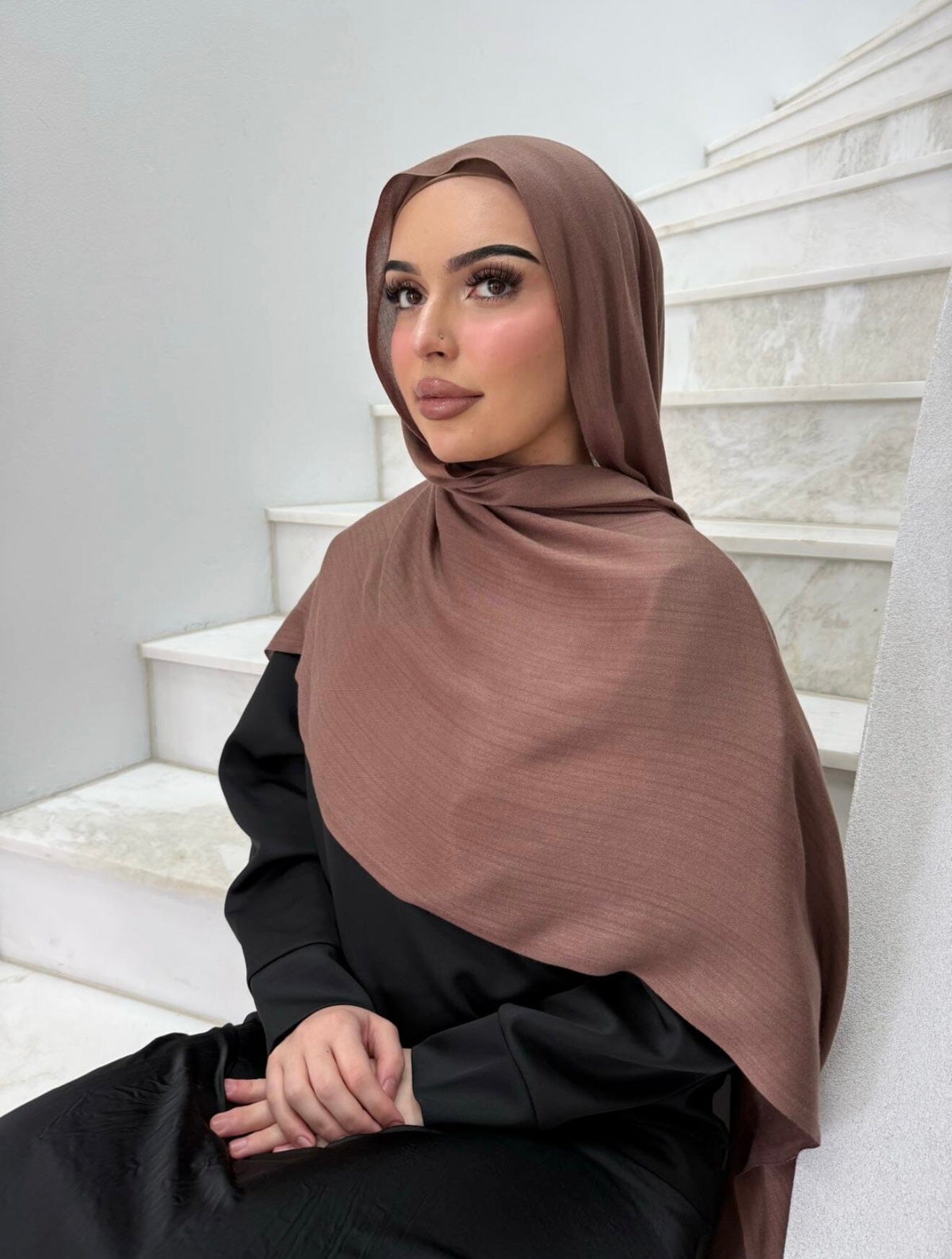 Blush hijab set