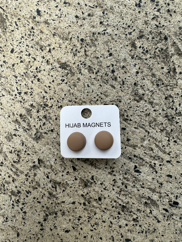 Hijab Magnet Pin Matt Mocha