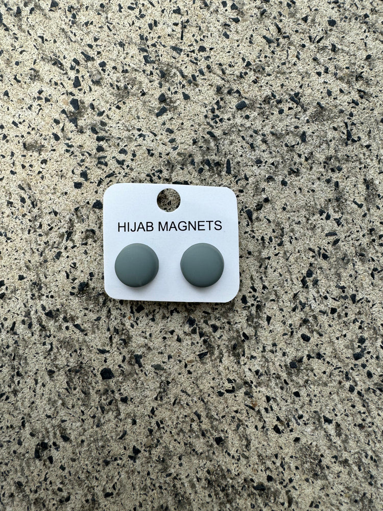 Hijab Magnet Pin Matt Charcoal
