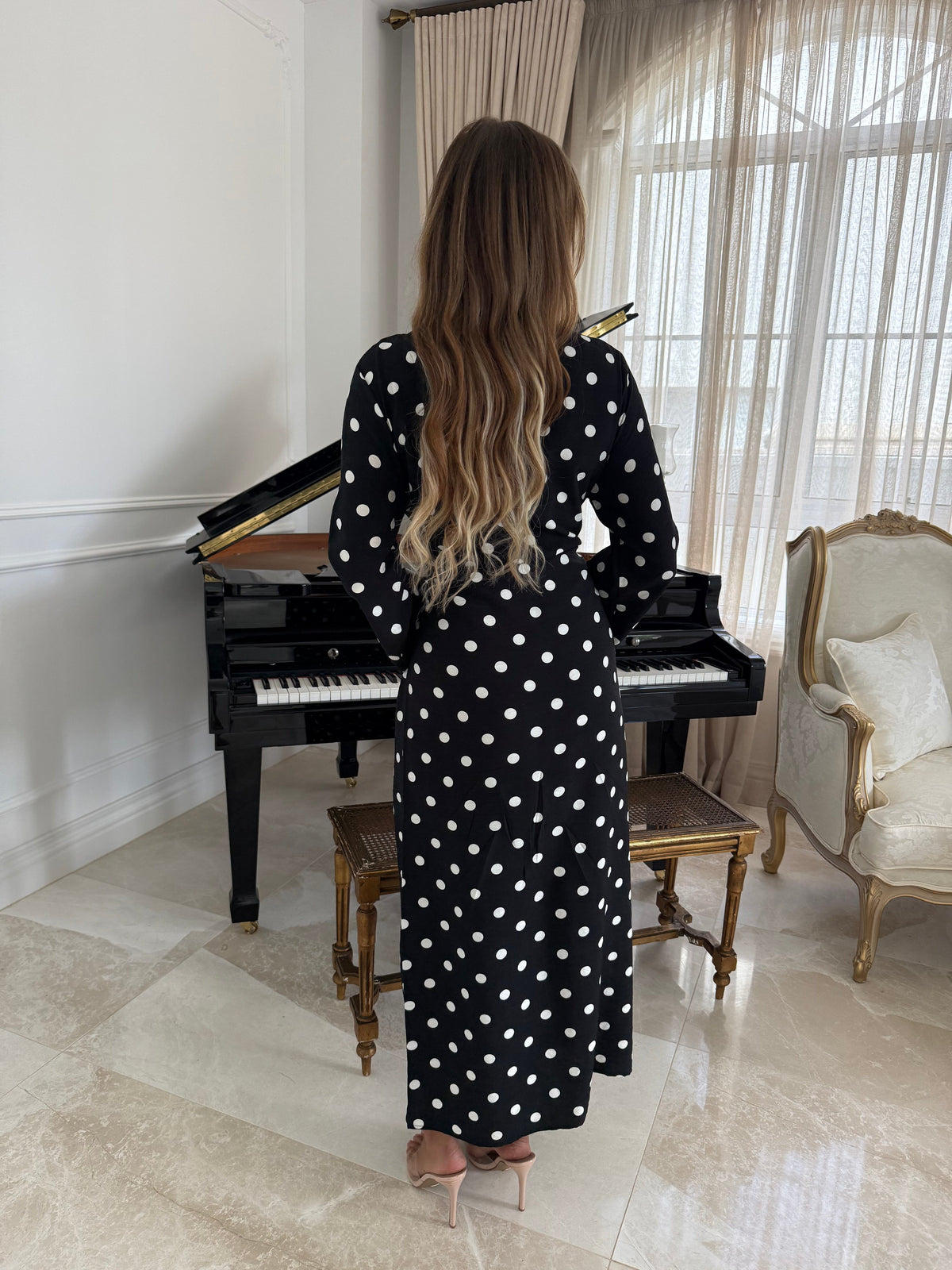 Polka Dot Tie Dress