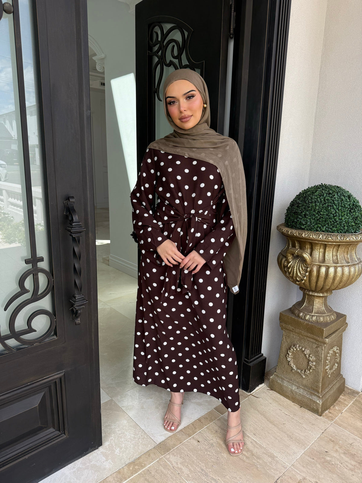 Polka Dot Tie Dress