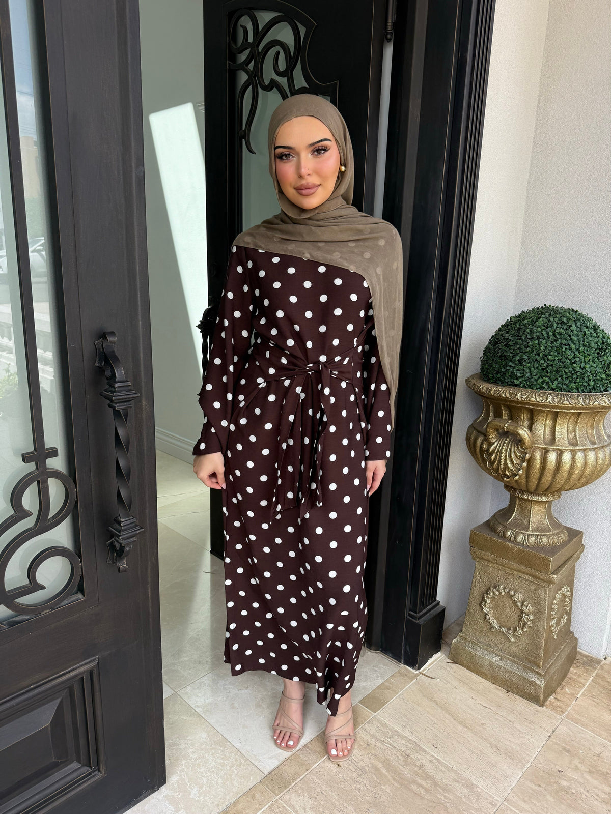 Polka Dot Tie Dress