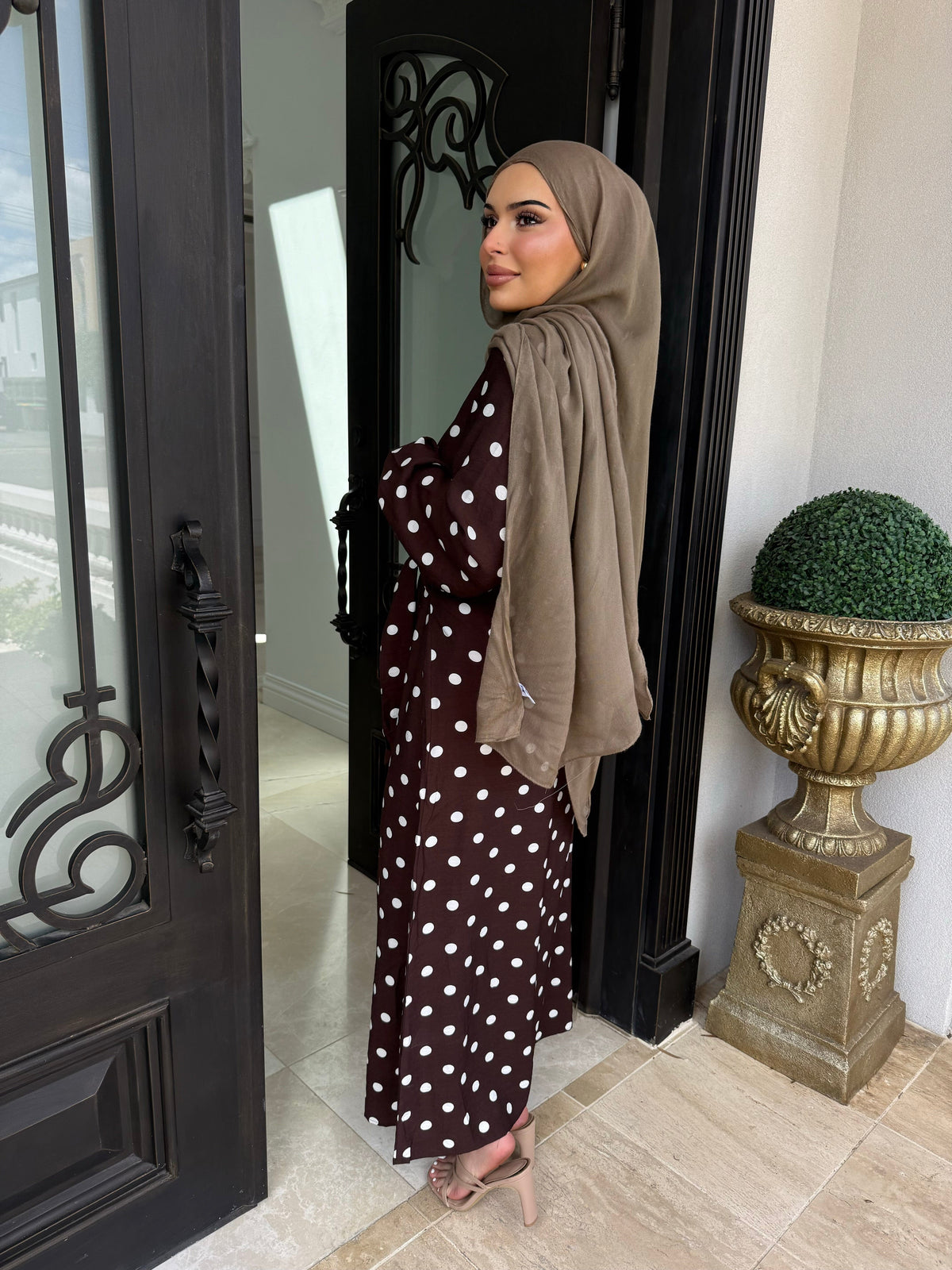 Polka Dot Tie Dress