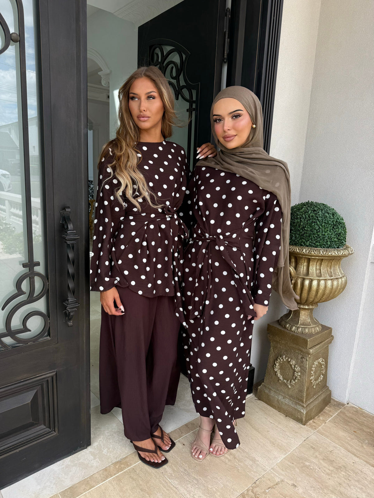 Polka Dot Tie Dress