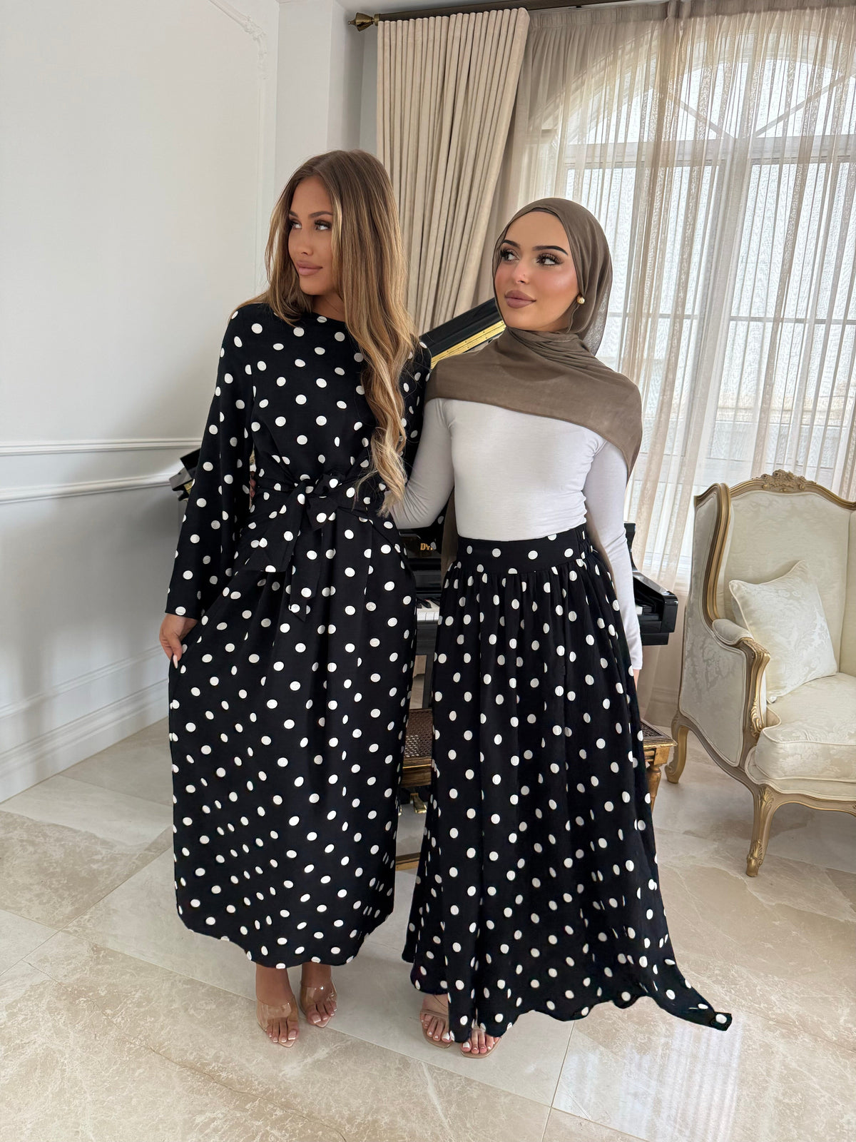 Polka Dot Tie Dress