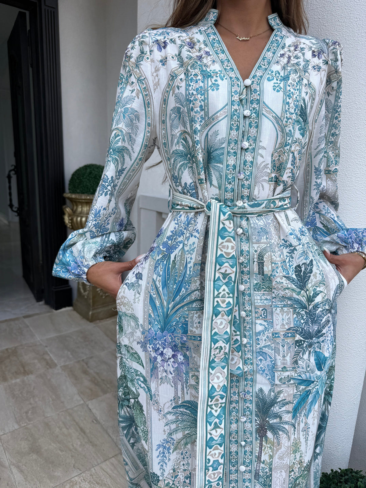 Ocean Beaded Dress