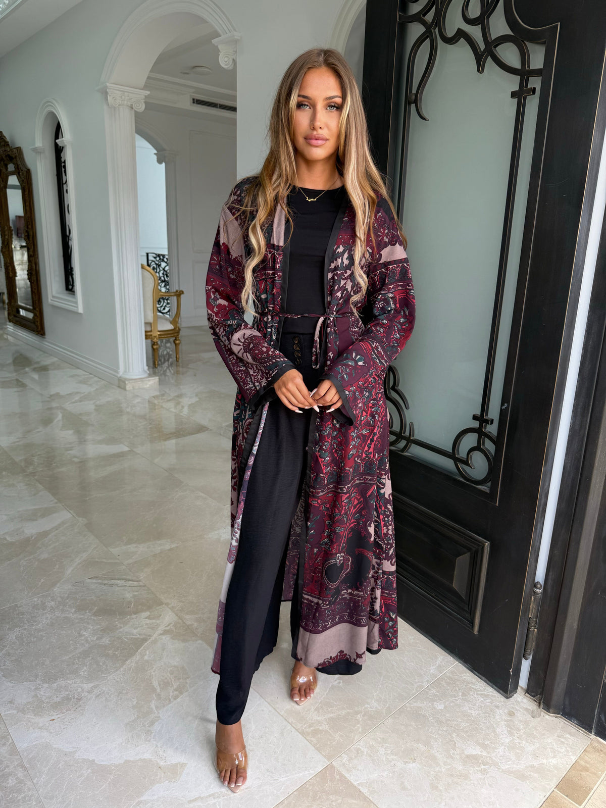Lowlaya Printer Abaya