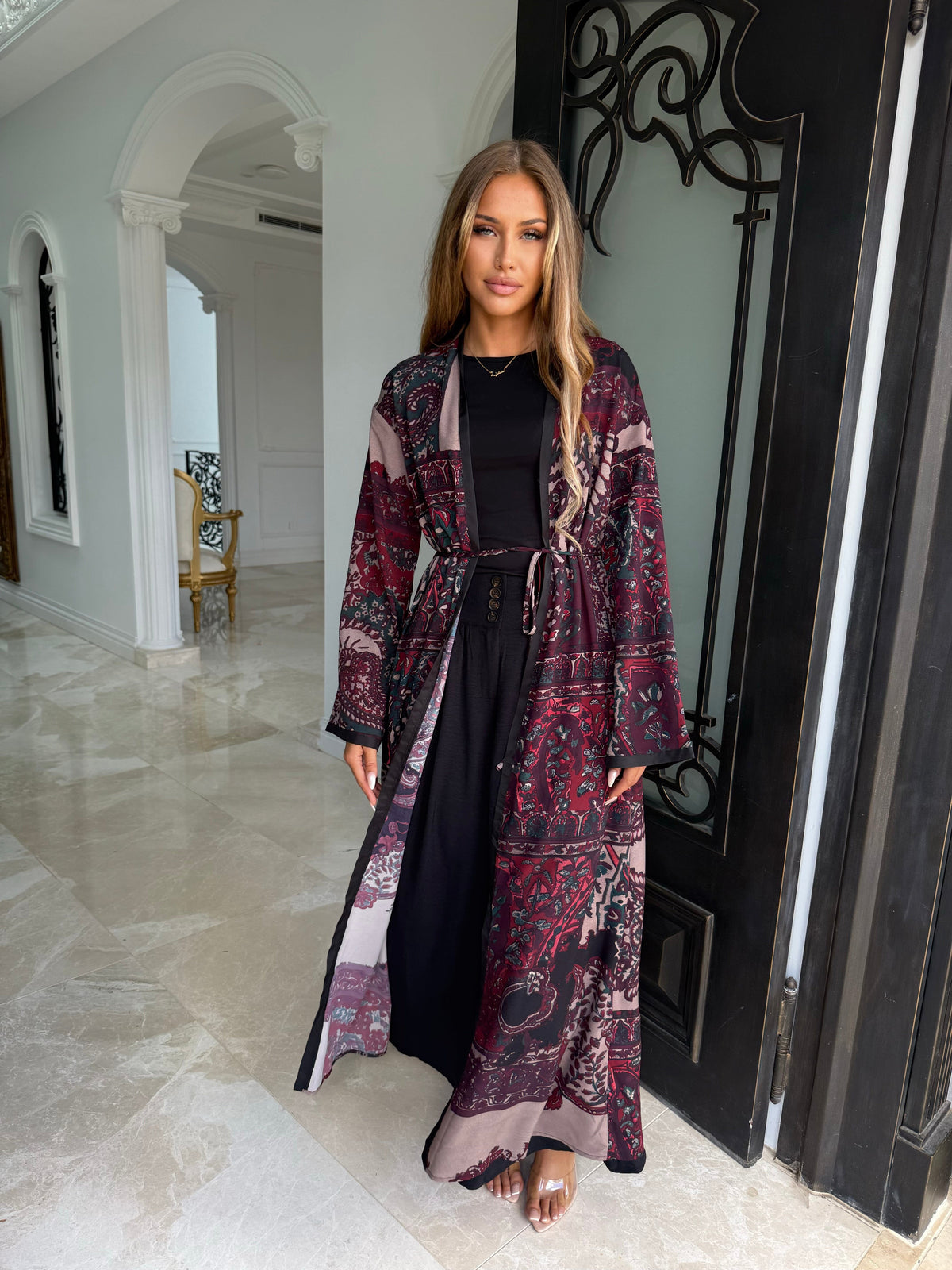 Lowlaya Printer Abaya