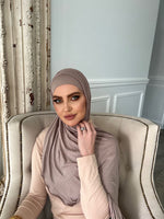 Sliver Pink Jersey Hijab Set