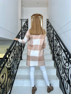 
            
                Load image into Gallery viewer, Checkered Knit Tunic
            
        