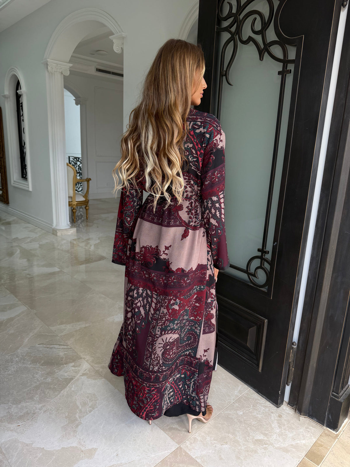 Lowlaya Printer Abaya