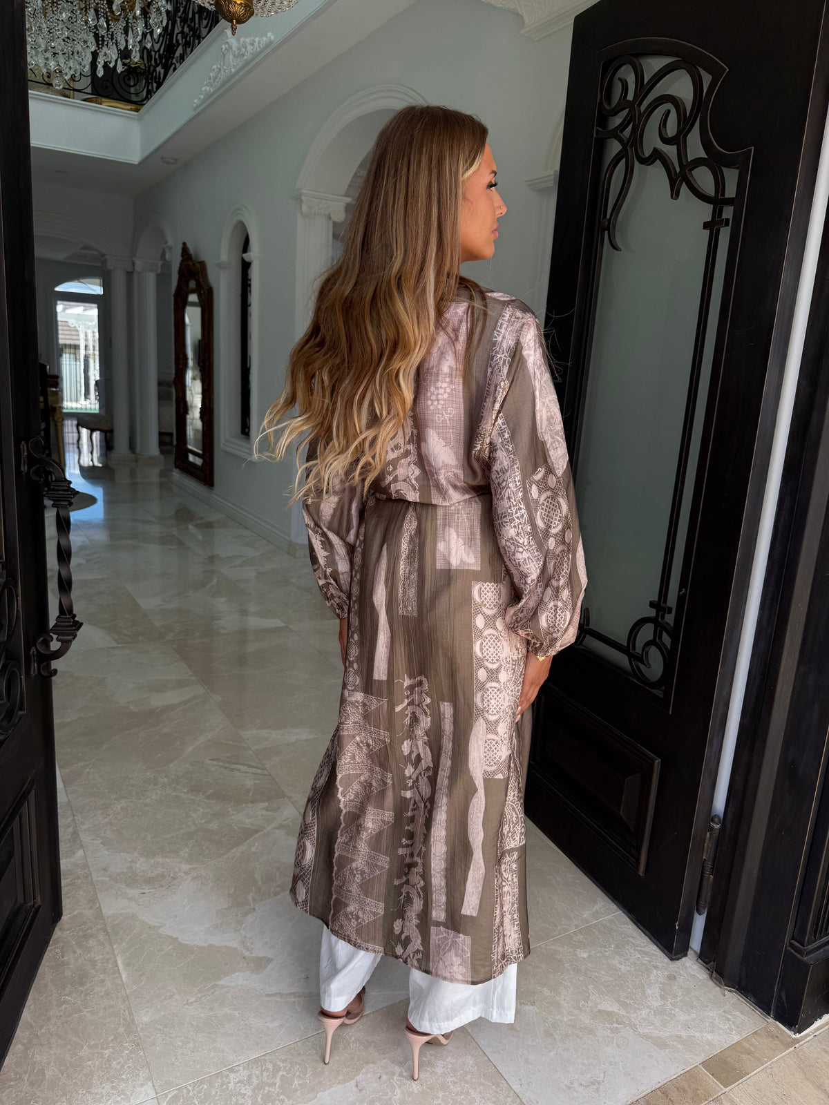 Faun Khaki Kimono