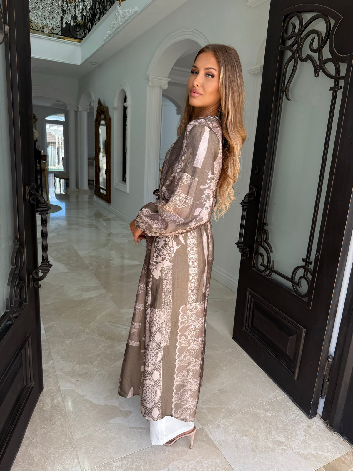 Faun Khaki Kimono