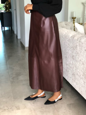 Leather Belt Skirt