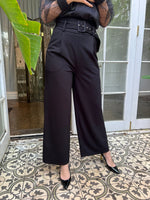 Flare Buckle Pants