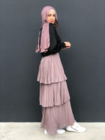 Chiffon Pleated Layer Skirt