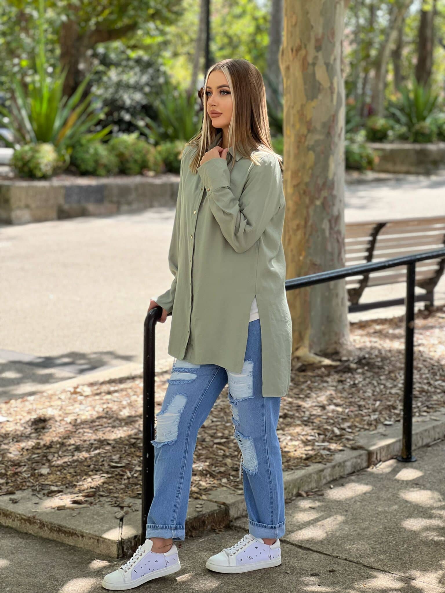 Lena Button Shirt