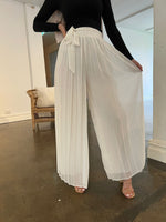 Pleated Flare Pants