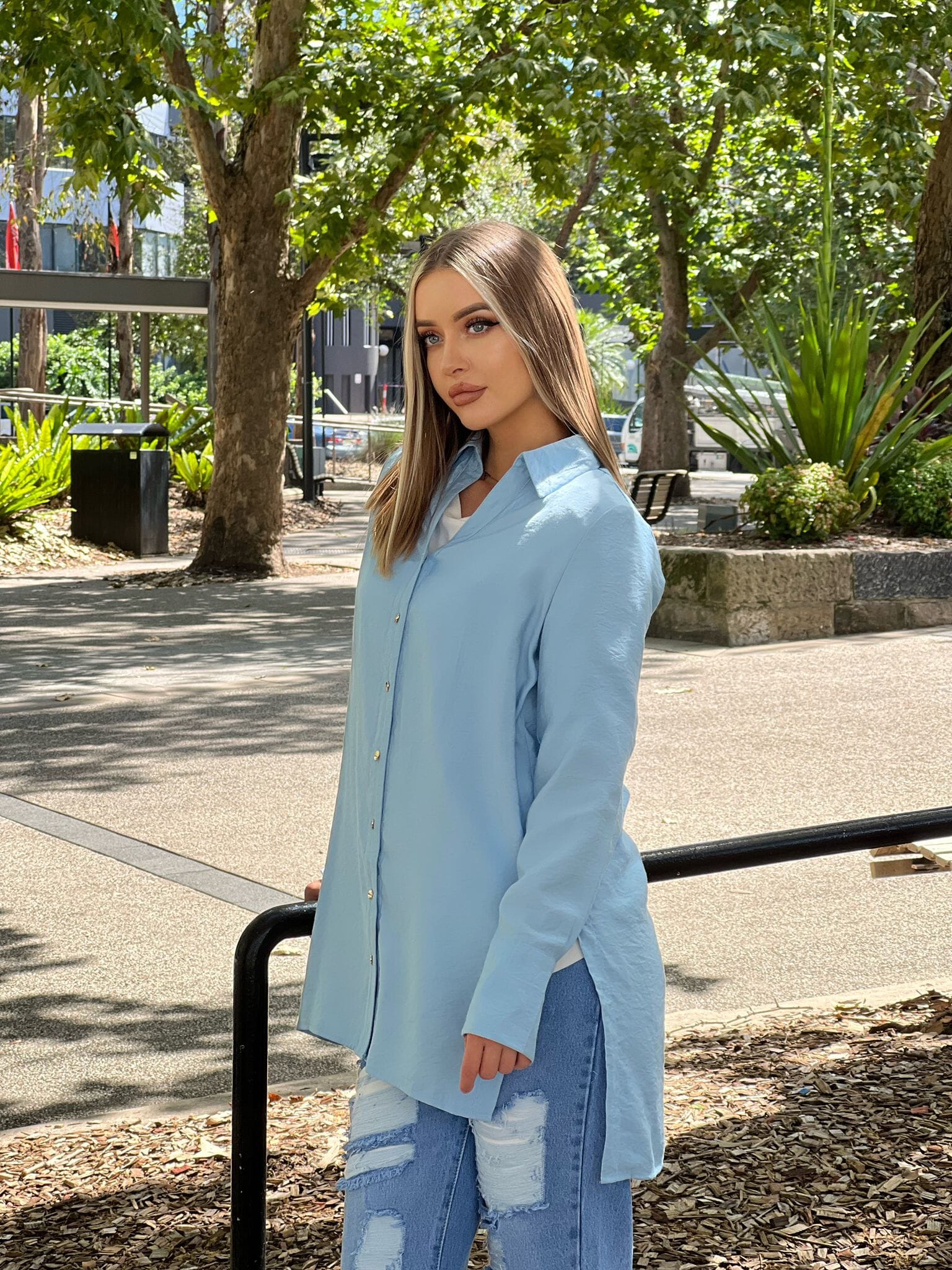 Lena Button Shirt