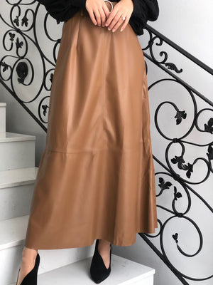 Leather Belt Skirt