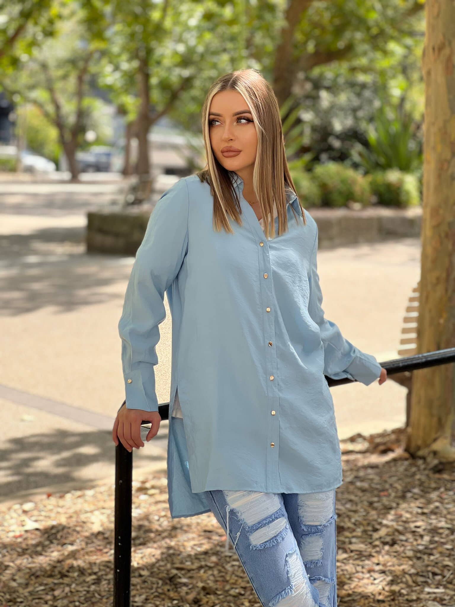 Lena Button Shirt