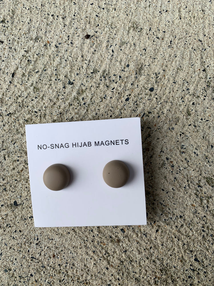 Hijab Magnet Pin Matt Taupe