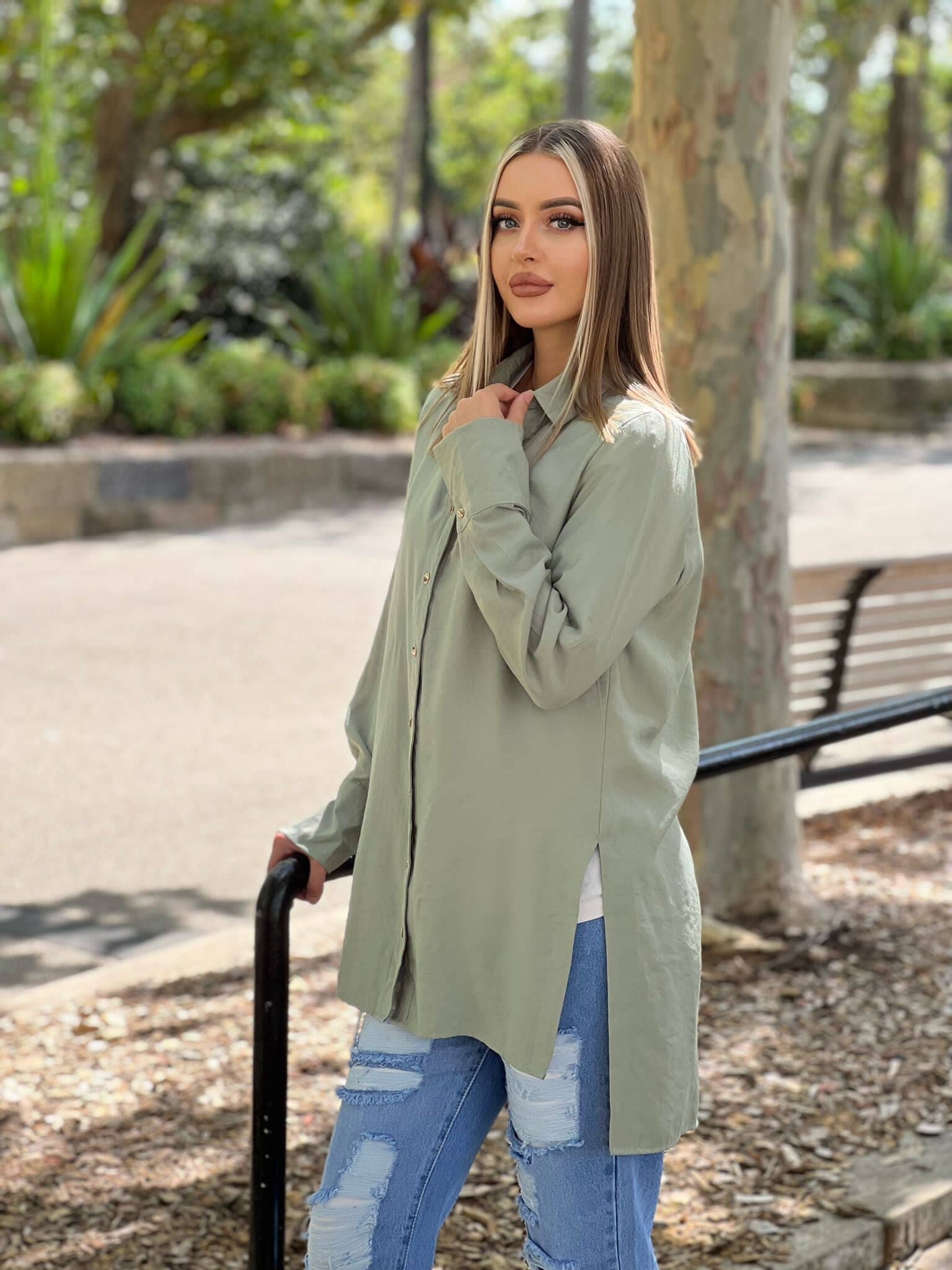 Lena Button Shirt