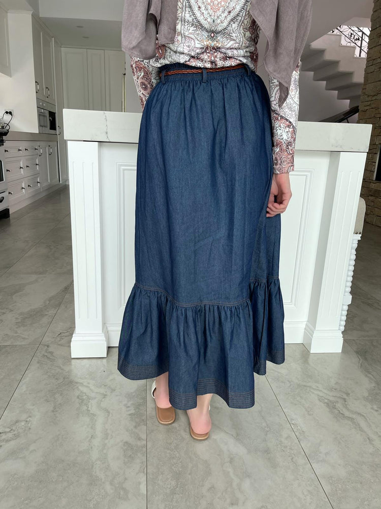
            
                Load image into Gallery viewer, Angelica Denim Skirt
            
        