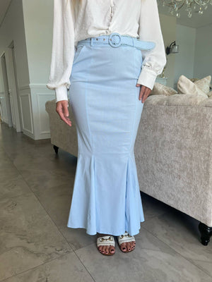 Mermaid Linen Skirt
