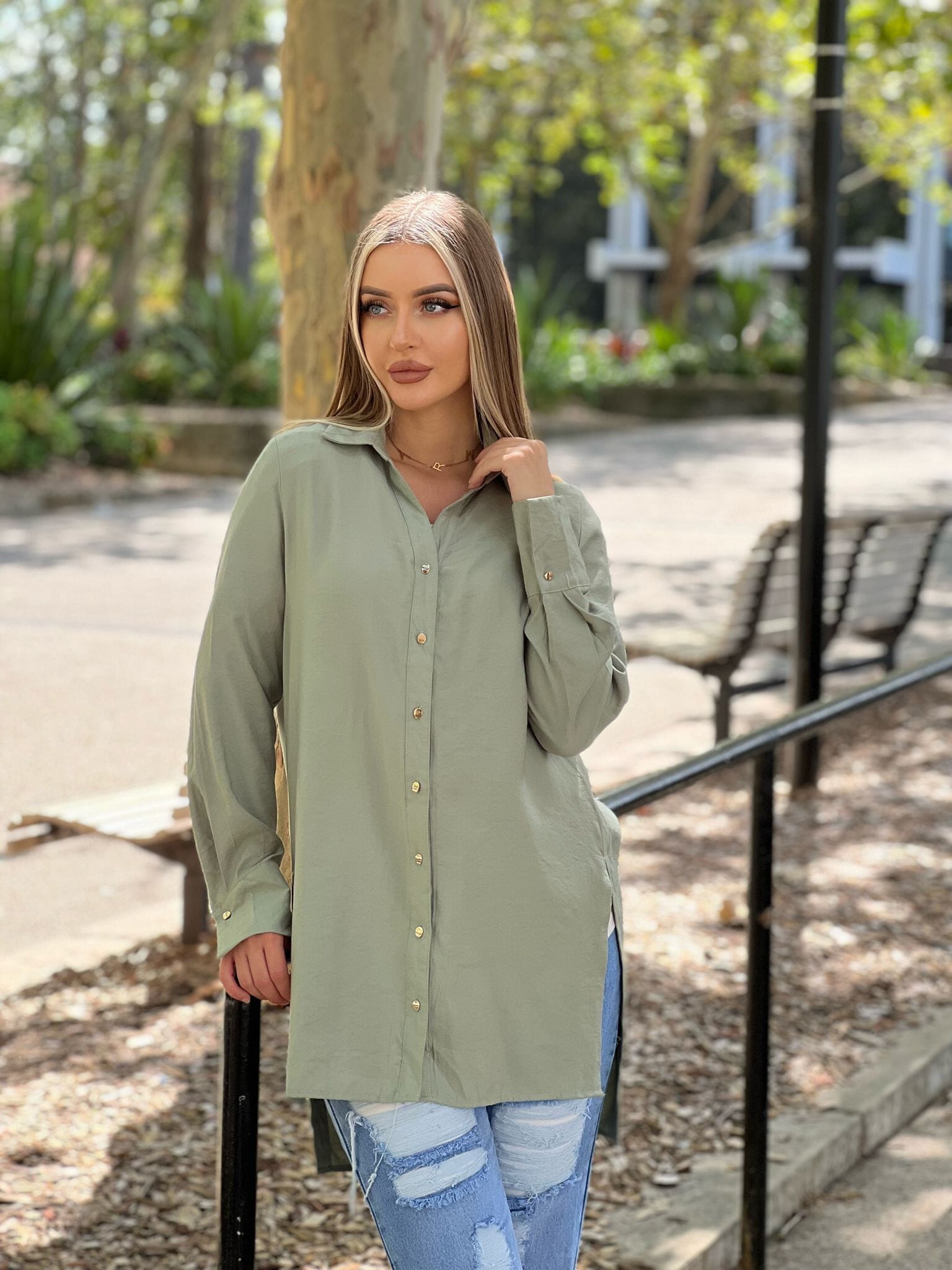 Lena Button Shirt