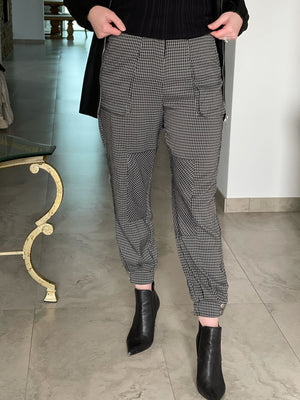 
            
                Load image into Gallery viewer, Checkered Cuffed Pants
            
        